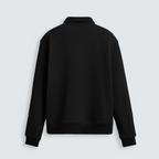 R&amp;L™ BASIC QUARTER-ZIP CZARNY