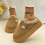 Chaussons confort en velours