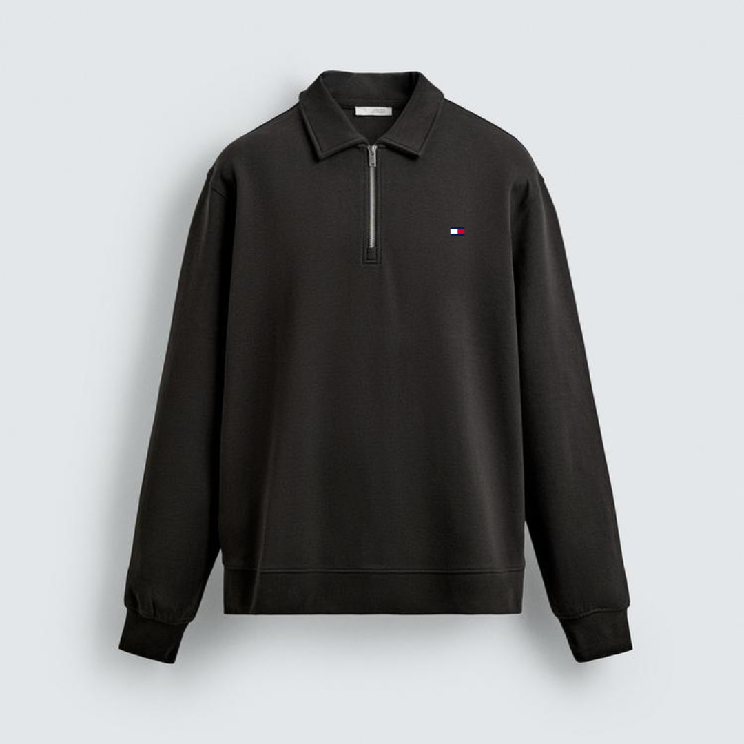 Polo zippé quart de zip interlock TM™