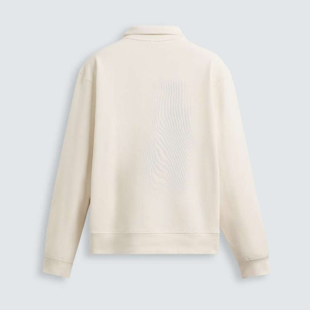 R&amp;L™ BASIC QUARTER-ZIP BEŻOWY