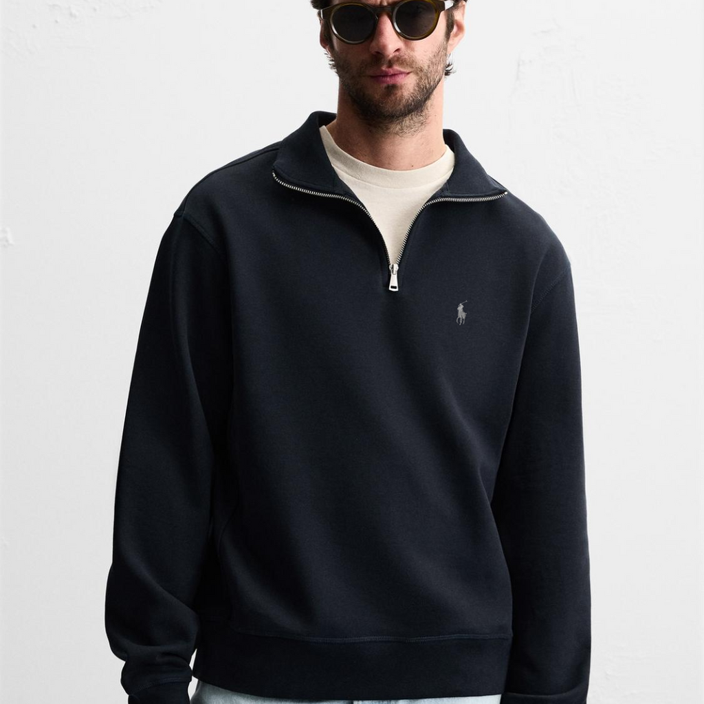 R&amp;L™ BASIC QUARTER-ZIP NAVY