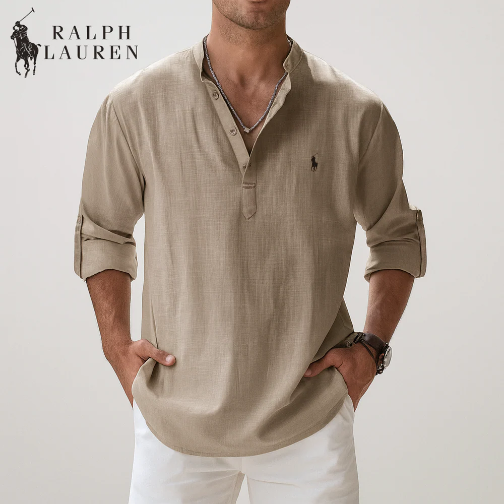 Chemise classique en lin R&amp;L™