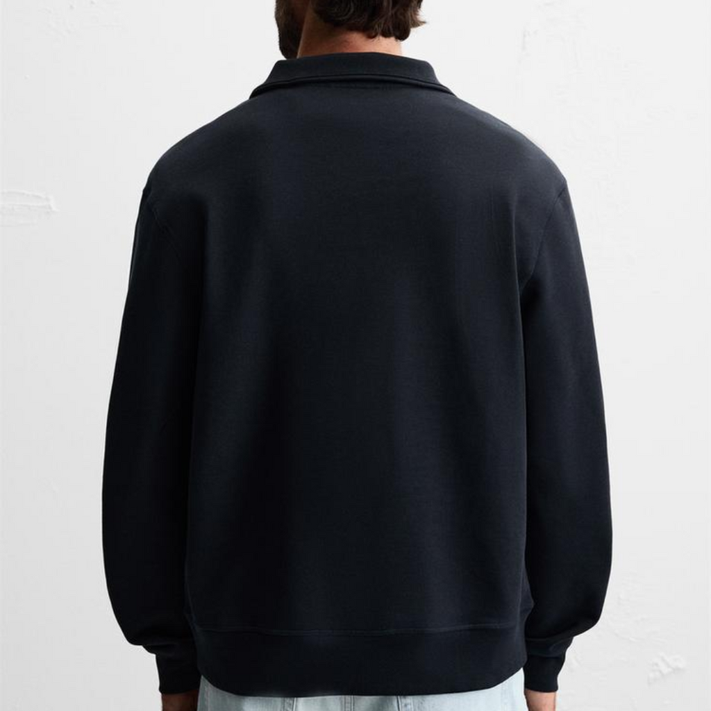 R&amp;L™ BASIC QUARTER-ZIP NAVY