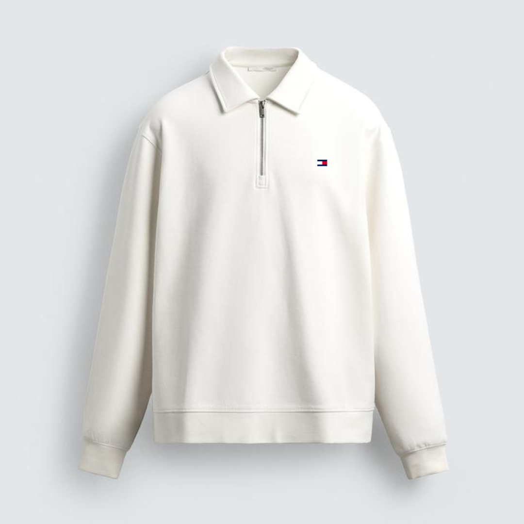 Polo zippé quart de zip interlock TM™