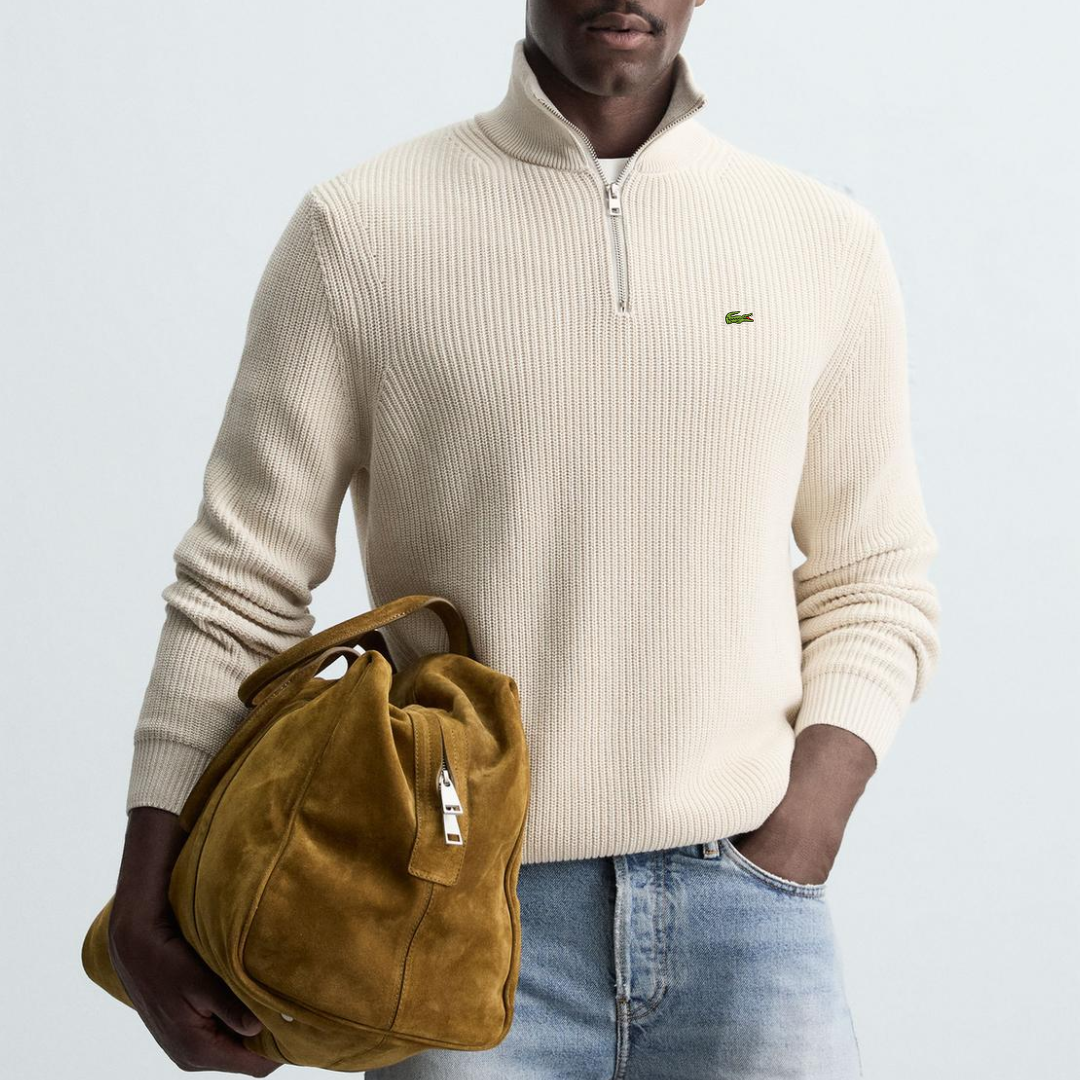 PULL EN MAILLE À L'ENVERS LC™ AVEC FERMETURE ÉCLAIR