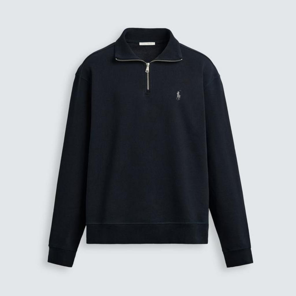 R&amp;L™ BASIC QUARTER-ZIP NAVY