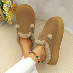 Chaussons confort en velours