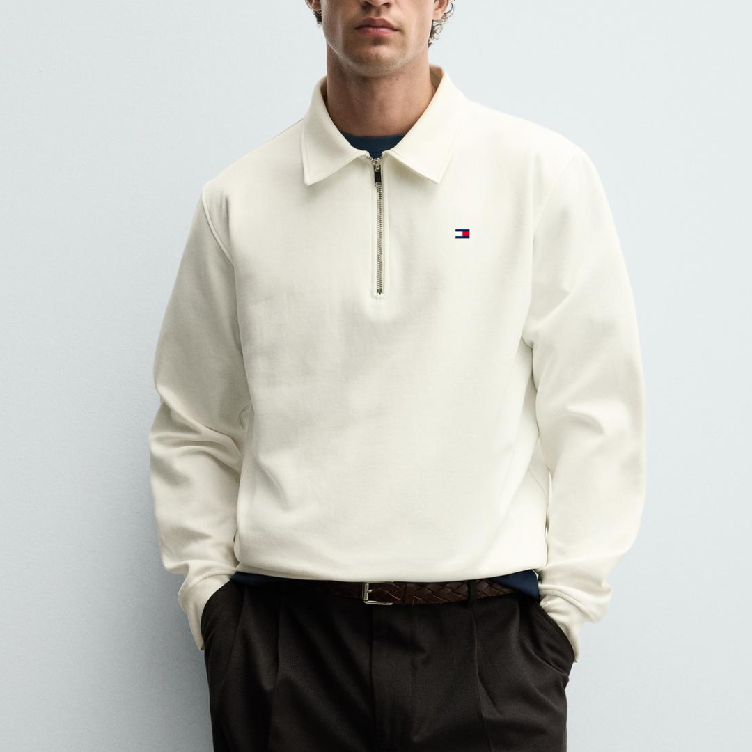 Polo zippé quart de zip interlock TM™