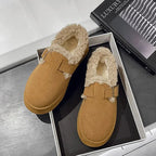 Chaussons confort en velours