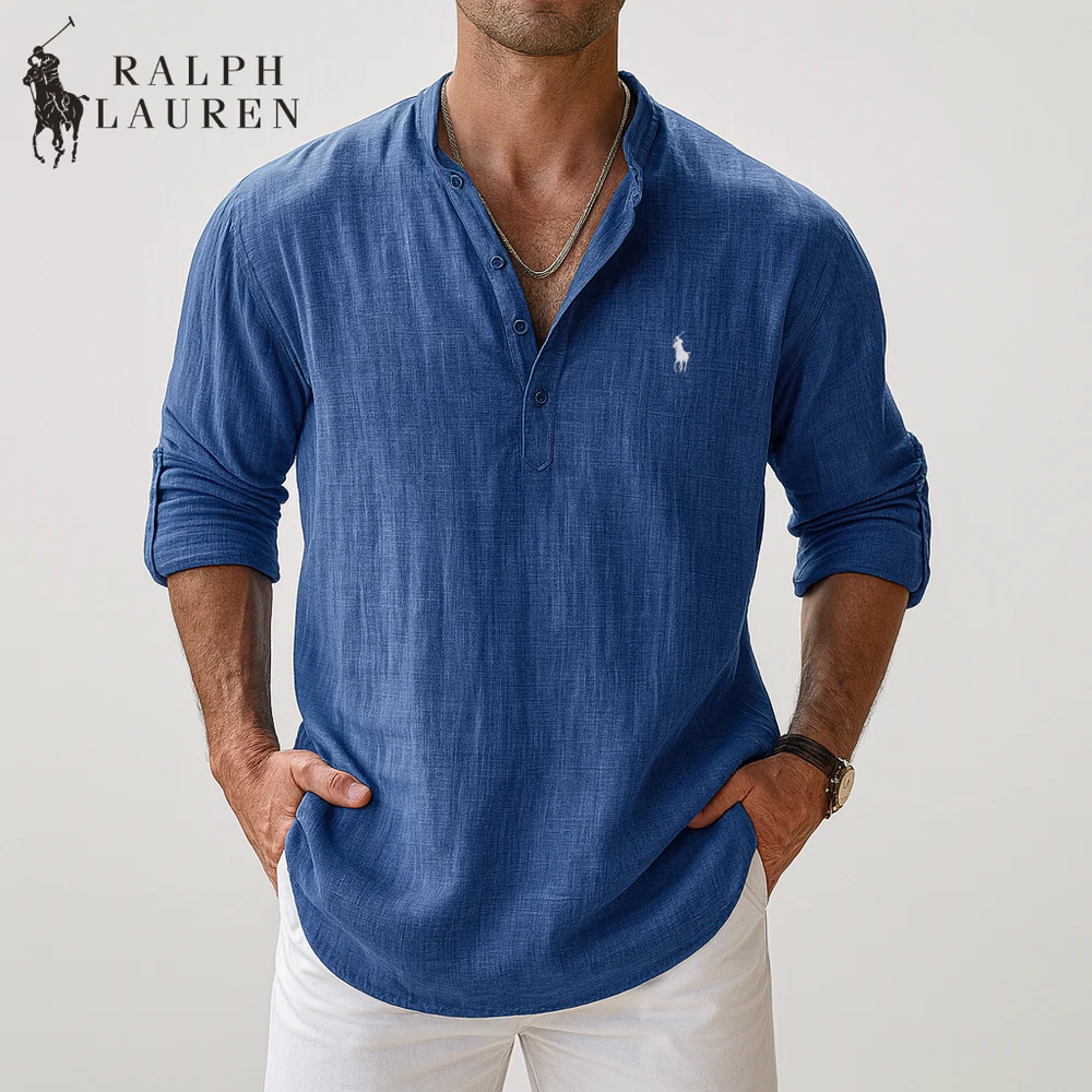 Chemise classique en lin R&amp;L™