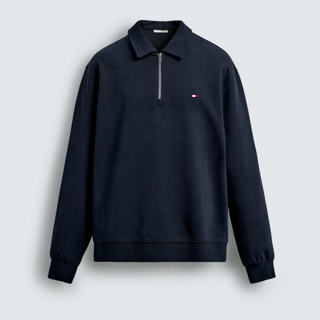 Polo zippé quart de zip interlock TM™
