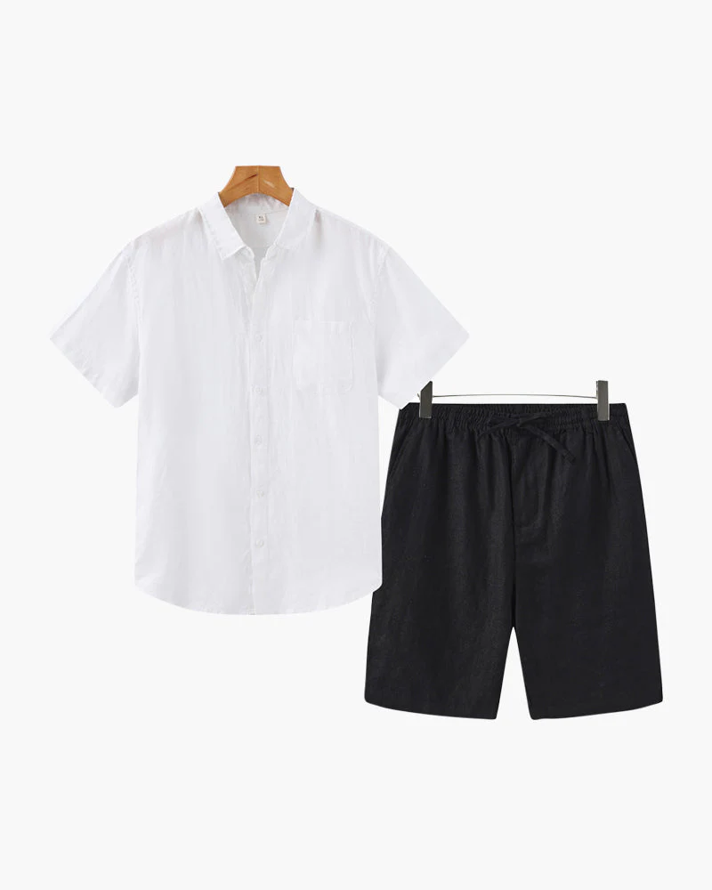 Ensemble en lin (avec short)