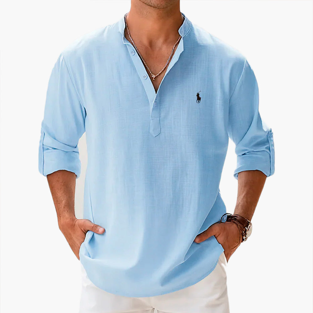 Chemise classique en lin R&amp;L™