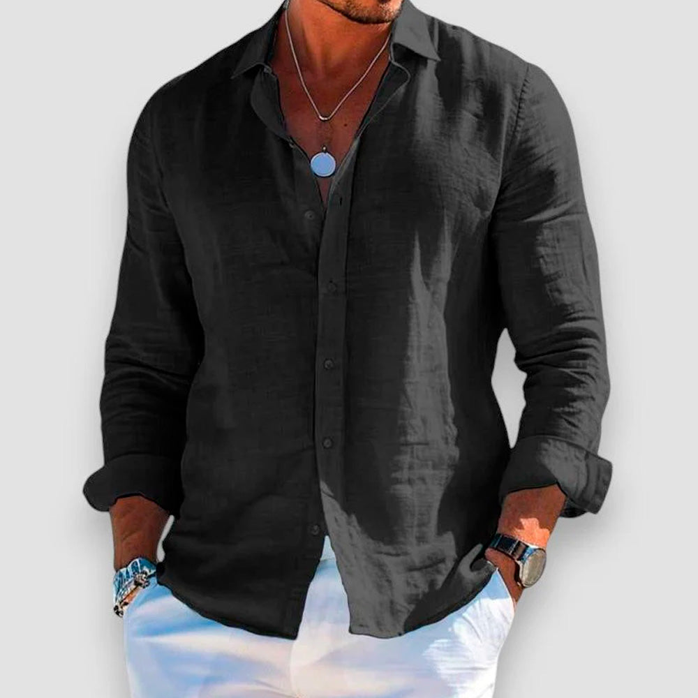 Chemise en lin Signature