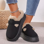 Chaussons confort en velours