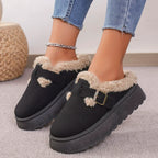 Chaussons confort en velours