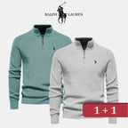 Pull col zippé R&amp;L 1+1