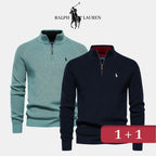 Pull col zippé R&amp;L 1+1