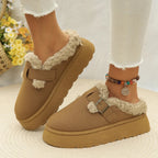 Chaussons confort en velours