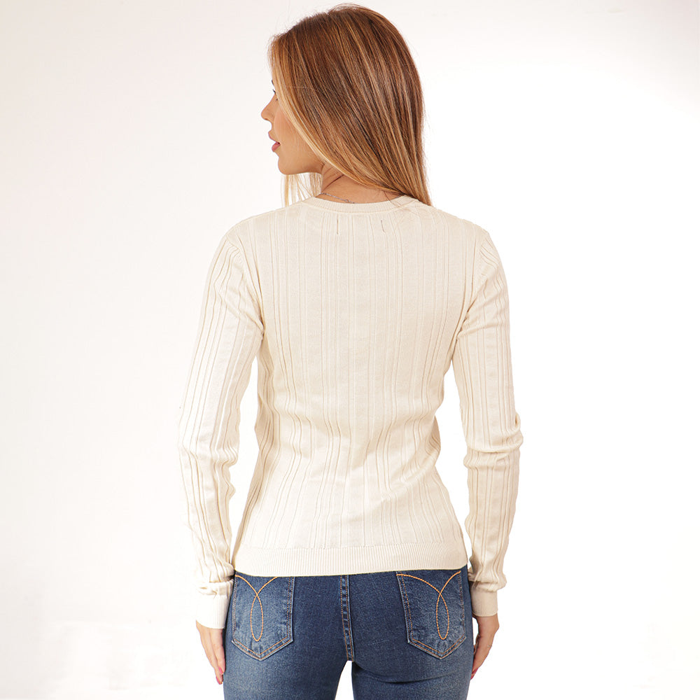 Pull femme R&amp;L™ OFF White 