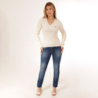 Pull femme R&amp;L™ OFF White 