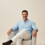 Chemise classique en lin R&amp;L™